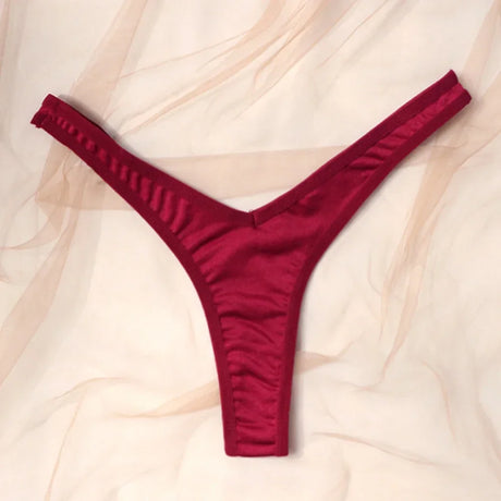Women's V Waist Sexy Sports Thongs G-string Panties Low Rise Underpants Knicker Fitness T Pants Erotic Lightweight Ladies T-back