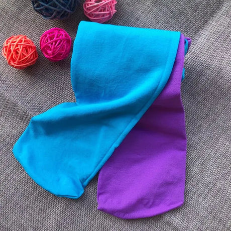 Candy Color Mixed Tights for Girls Baby Stretch Trouser Skinny Pants Women Kids To Tone Dance Pantyhose Courful Fashion Stocking