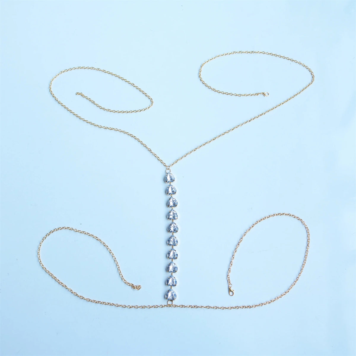 Sexy Chest Chain Women's Neck Hanging Clavicle Chest Chain Luxury Accessories Nightclub Banquet Party Bikini Body Chain