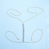 Sexy Chest Chain Women's Neck Hanging Clavicle Chest Chain Luxury Accessories Nightclub Banquet Party Bikini Body Chain