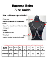 Women Gothic PU Leather Chest Harness Belt with Chain Bra Strap Adjustable Punk Y2K Body Harness Festival Layering Accessory