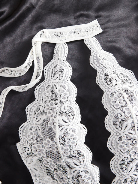Transparent Lingeries Deep V Woman Underwear Set Backless G String Crotchless Bodysuit Push Up Bra and Panties Sets for Woman