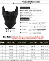 Floral Jacquard Wide Strap Corset Top Front Hook Back Lace Up Square Neck For Women