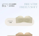 Front Fasten Balconette Bra Strapless - Lift Support Bralette Petite, Non Slip Invisible Comfort Everyday Wear Enhance Small Cup