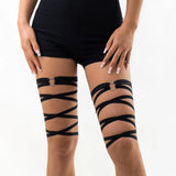 Creative Elastic Band Elastic Strap Body Chain Genjuku Style Leg Ring Leg Loop Multi-layer Jewelry Leg Chain Beach Accessories