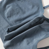 Women Soft Ribbed Bra Knit Wireless Bralette No Pad Camisole Non-Adjustable Thin Strap Lingerie Everyday Lounge Intimates M-L