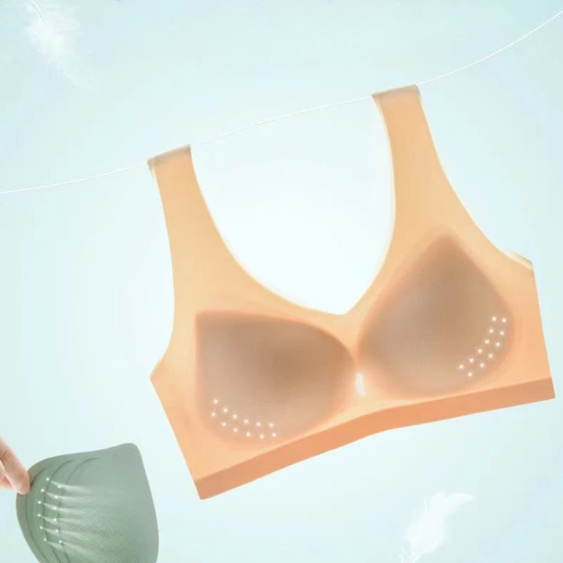 Bras for Women Seamless Wireless Ultra Thin Bra Breathable Sleep Summer Bralette Sports Bra Vest Underwear top Plus Size