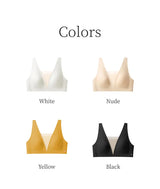 SUJIIN Sexy Seamless Plunge Push Up Bras for Women French Wireless Deep V Mesh Bra Woman 2026 New Support Lift Bralettes XM048