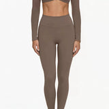 Gym Clothes Woman Color-blocking Lace Yoga Top Slim Fit Breathable Long Sleeve Sportswear Fitness Leggings Workout Athletic Wear