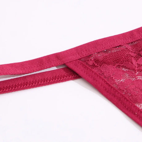 10PCS/Set Women Underwear Lace Panties Floral Lingerie Woman Panties Sexy Thong G-String Female Pantys Perspective Intimates New