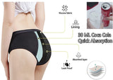 4-Layer Absorbent Leakproof Menstrual Panties For Women Period Heavy Flow Physiological Pants Plus Size Cotton Postpartum Briefs