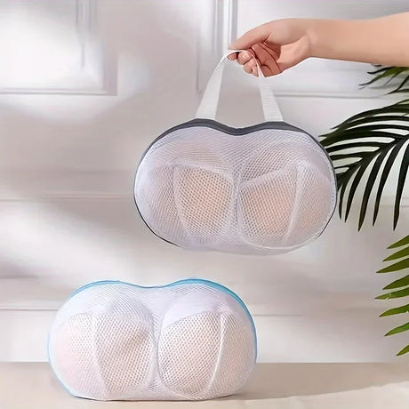 Bra Laundry Bag: Portable, Foldable, Lingerie Mesh Washing Bags for Underwear Protection—Household Pouch