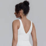 Women Summer Yoga Bra Underwear Shockproof Bra Sports Running Beautiful Back V Shaped Fitness Yoga Tank Top Bra with Chest Pad ﻿