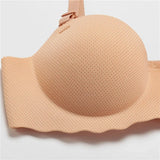 Women's Small Chest Underwear Seamless Push Up Bras Wireless Bralette Detachable Straps Breathable Brassiere Backless Lingerie