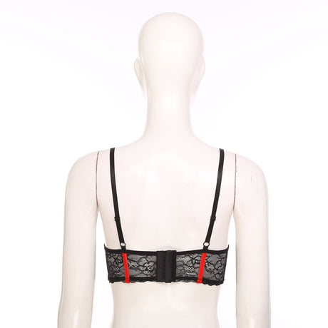 Womens Sexy Open Cup Underwired Bra Patent Leather See-through Floral Lace Brassiere Exposed Nipple Lingerie Underwear Nightwear