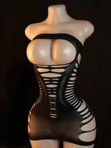 Erotic Crotchless Lingerie Mesh Hollow Bodysuits Underwear Female Teddies Bodysuit,Sexy Fishnet Bodystockings For Women