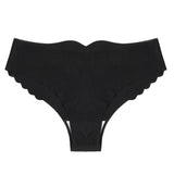 1/3PCS Sexy Women's Low Waist Light Transparent Panties Solid Color Underwear Antibacterial Crotch Ice Silk Underwear Briefs