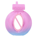 LICKER ABS Simulated Labia Cross-dresser Chastity Cage With loyalty Belt Wear Abstinence BDSM Penis Bondage Toys For Sissy Men
