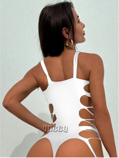 Sexy Sheer Sleepwear Babydoll BODYSUIT Mesh Body Stocking Intimate Catsuit Bodysuits  plus size lingerie sexy underwear W110