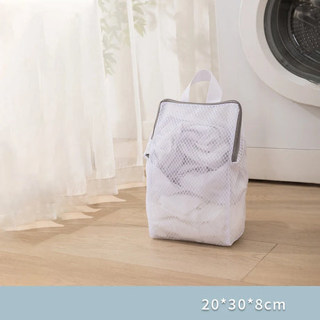 Laundry Hand Bags Reusable Washing Machine Clothing Care Wash Bag Mesh Net Bra Socks Lingerie Underwear Laundry Storage Upgraded