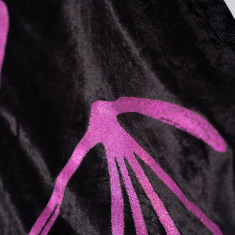 2025 New Halloween Costume for Women - Sexy Skeleton Print Cloak Outfit with Dress Set for Party Cosplay Haunted House Costume