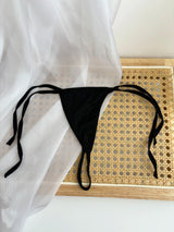 Personalized Custom Rhinestone Letter Name  Low Waist Strap Thong G-String Tanga Underwear Bikini Wife Girlfriend Custom Gift