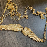 Antique Fashion Waist Chain for Women Charm Double Layer Angel Wings Body Chain Bikini Summer Beach Accessory Jewelry Gift