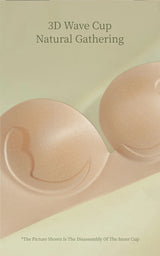 SUJIIN Invisible Strapless Bra for Women Wireless Seamless Push Up Bralette Lady Summer Convertible Multiway Lift Bras Female
