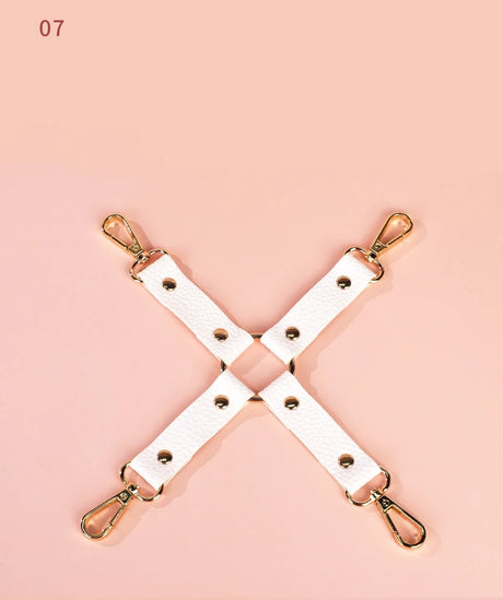 Leather BDSM Kit Handcuffs Sex Toys Games For Couples Body Harness Cuffs Bondage Straps Erotic Adult Sex Toys for Party Sexy