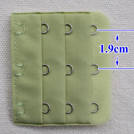 3-Row 3-Hook Bra Extender with Stainless Steel Hooks for Bras, Adjustable Extra Length Soft Velvet Back Closure (Multi Colors)