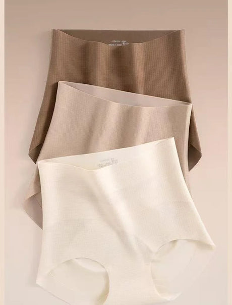 Seamless Shaping High Waist Panties Butt Lifting Tummy Control No Wedgie Yoga Women 10A Antibacterial Breathable Briefs