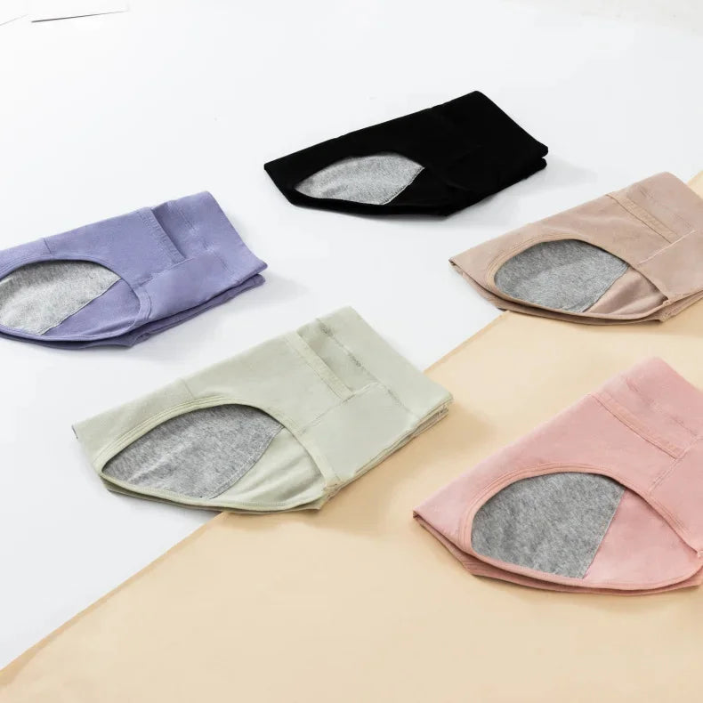 3PCS Cotton Menstrual Panties Leak Proof Breathable Sexys Panties Woman Women Girls Physiological Pants Women's Intimates M-XL
