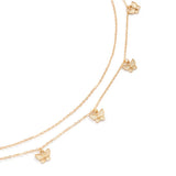 Classic Retro Cute Butterfly Waist Belly Chain for Women Summer Beach Sexy Simple Body Chain Vacation Jewelry Accessories Gift