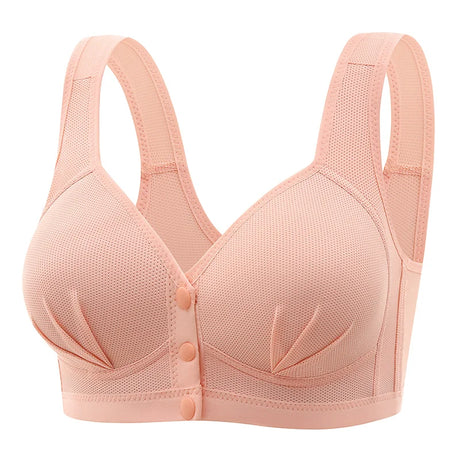 New Large-sized Breathable Non Steel Ring Breastfeeding Underwear Thin Comfortable Adjustable and Seamless Women's Bra