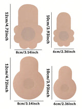 10Pcs Women Push Up Bras Sticky Self Adhesive Strapless Invisible Bra Reusable Sticky Breast Lift Tape Nipple Stickers Cover
