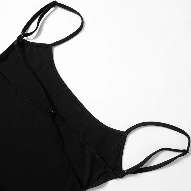 Black Slim Sexy Bodysuit Lingerie Backless Corset Top Patchwork Bodys Para Mujer De Vestir Summer Fashion Trends Women Clothing
