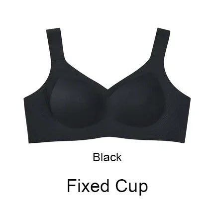 SUJIIN Wireless Seamless Bras for Women Minimizer Invisible Padded Push Up Bras Comfort Soft Support Anti-sagging Bralette Bh