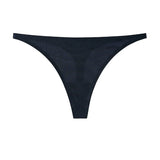 Ice Silk Thong Sexy Women Panties G String Briefs T Back for Girls Underwear Temptation Seamless Ladies Underpants  Size S-XL