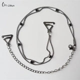 Detachable Rhinestone Metal Bra Strap for Women, Non-Slip Invisible Adjustable Crystal Shoulder Straps,Lingerie Accessories Gift
