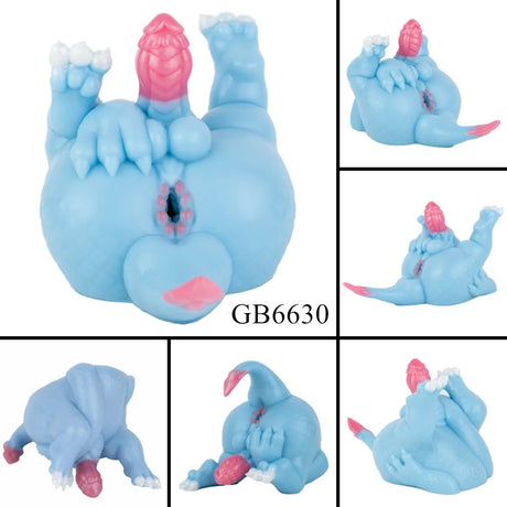 GEEBA Fantasy Red/Blue Dragon Male Masturbator Silicone Adult Men's Onahole Pocket Pussy Realistic Vagina Stroker Men Sex Toys