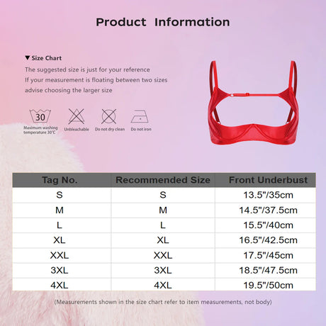Womens Satiny 1/4 Cup Bra Solid Cut Out Adjustale Straps Underwired Shelf Bra Hollow Out Supportive Balconette Bra Underwear