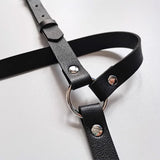 Women Fashion Harness Pu Leather Studded Decor Harness Adjustable Harness Belt Gothic Harness Bondage Lingerie Chest Harness