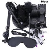 SM Sex Products BDSM Bondage Set Handcuffs Anal plug Tail Whip Gag Vibrat Adult Toys Exotic Accessories Sex Toys for Couples