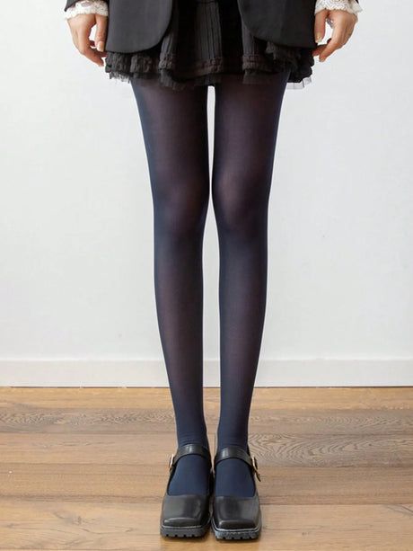 Women's Velvet Retro Spring and Autumn Thick Stockings Matte Arbitrary Cut High-Elastic Pantyhose