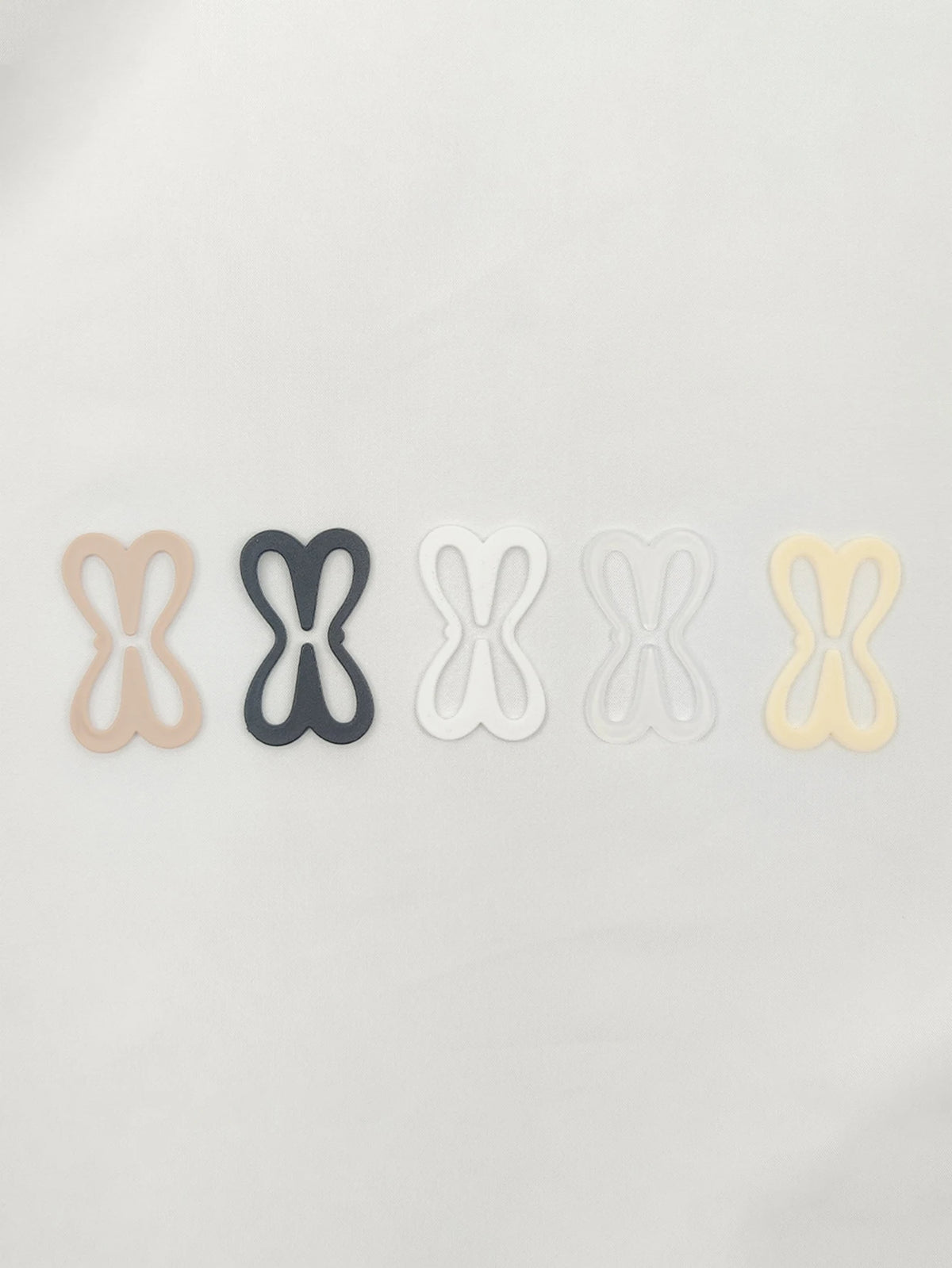 Multiple dragonfly shaped invisible underwear anti slip buckles, cross shoulder strap buckles, bra invisible buckles