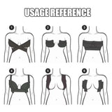 1 Roll  Adhesive Breast Lift Tape Compatible for B.E Cup Bras No Undergarment Modification Instant Bust Lift Tape for Clothing