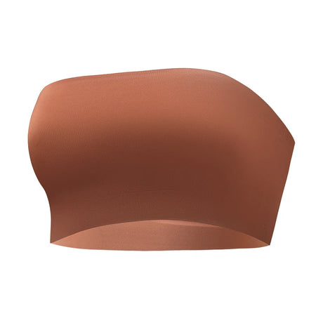 Hot Sale Seven Colors One Piece Women Seamless Strapless Bra Wireless Non-pad Bra Anti-skidding Ice Silk Traceless Strapless Bra