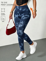 Super Soft High Waisted Tie Dye Leggings for Women Yoga Running Gym No See Through Workout Athletic Tights Gym Fitness