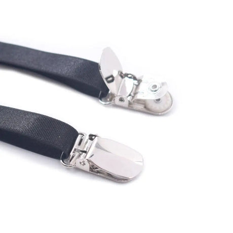 Sexy Adjustable Garter Belt Leg Sock 4/6 Metal Clips Thigh High Stockings Simplicity Elastic Suspenders Belt Women