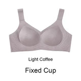 SUJIIN Wireless Seamless Bras for Women Minimizer Invisible Padded Push Up Bras Comfort Soft Support Anti-sagging Bralette Bh